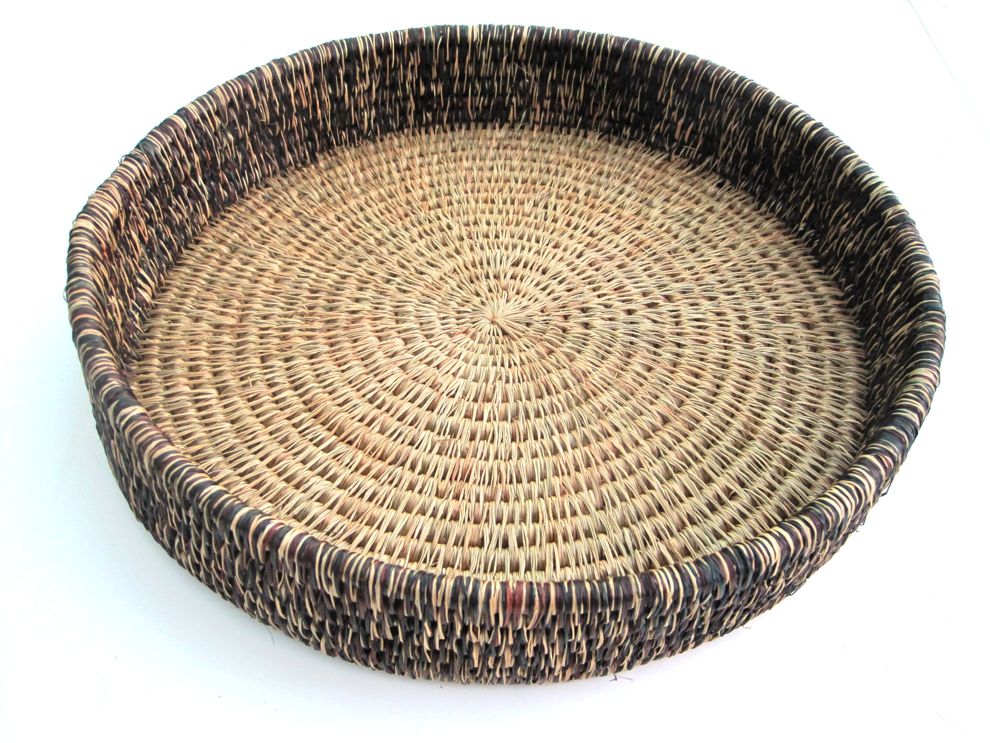 Weave Tray/Basket - Burnt Earth